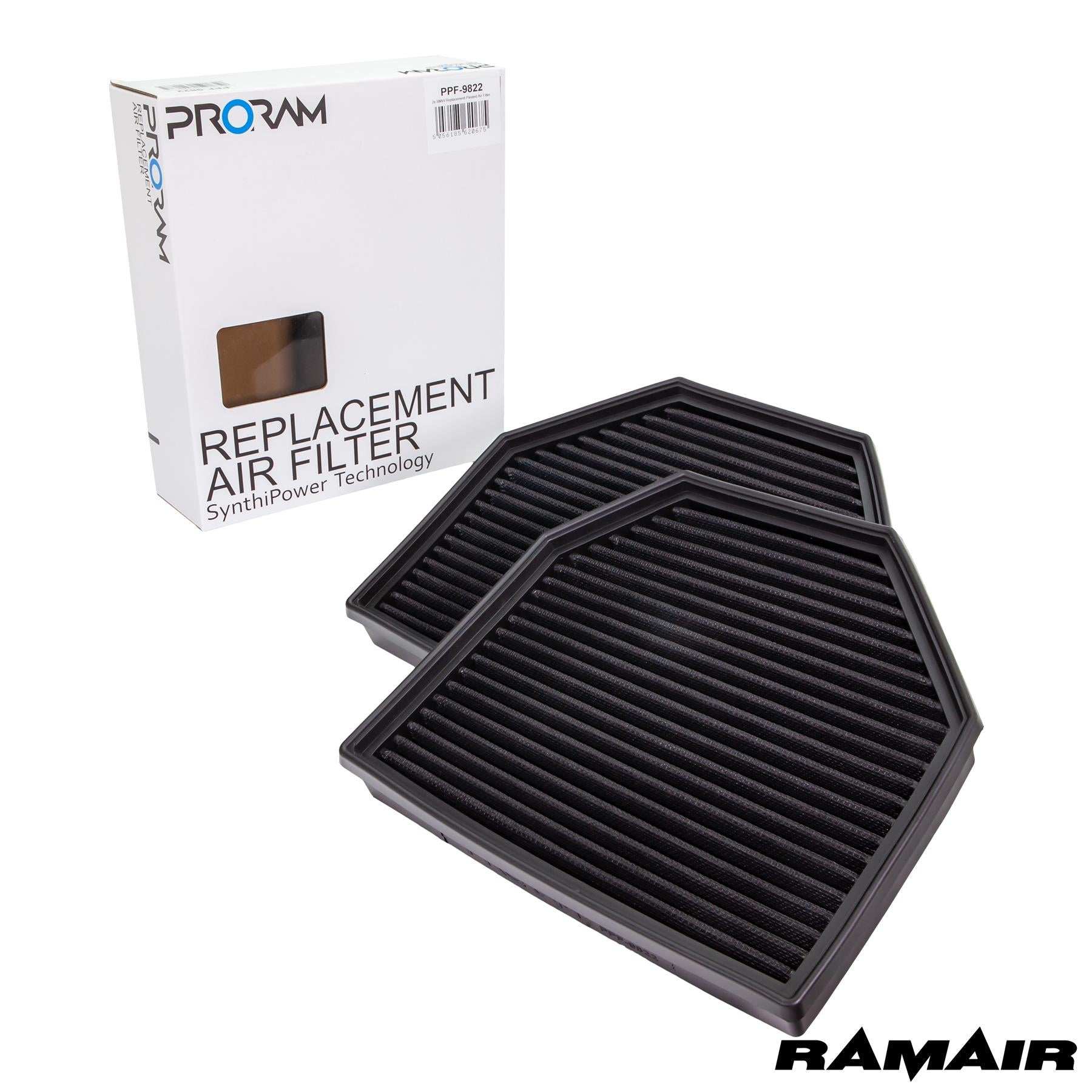 Performance Pleated Replacement Air Filter for M2 M3 M4 3.0T S63 / M5 M6 4.4 V8 - Performance HQ - United Kingdom