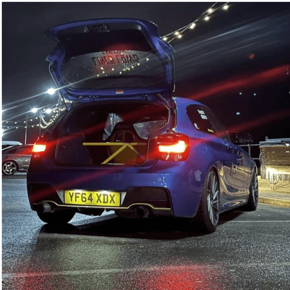KBrace - BMW 1 Series M140i / M135i F20 / F21 Rear Strut Brace - Performance HQ - United Kingdom