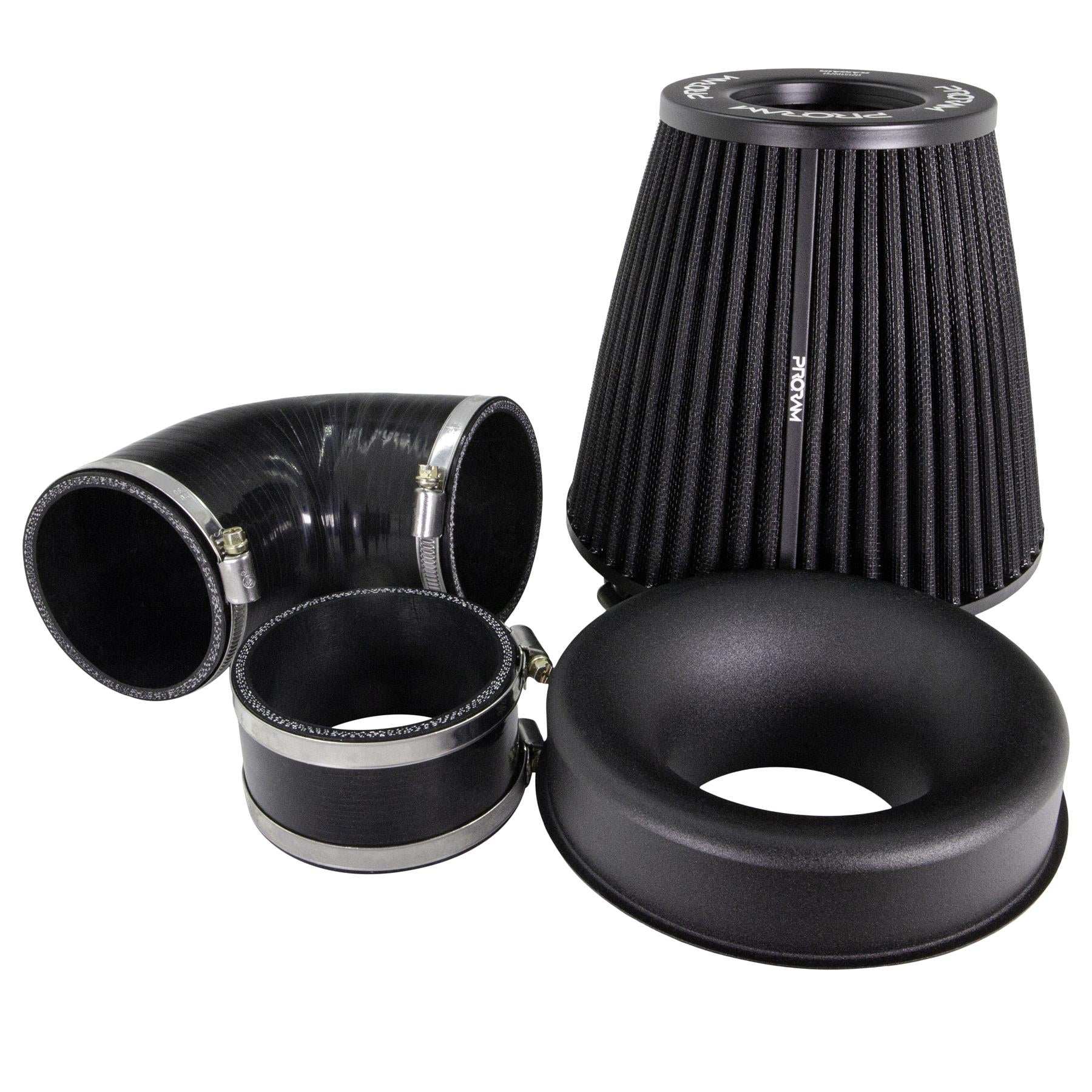 Performance Pleated Induction Kit for MK2 Focus ST - Black Hoses - Performance HQ - United Kingdom