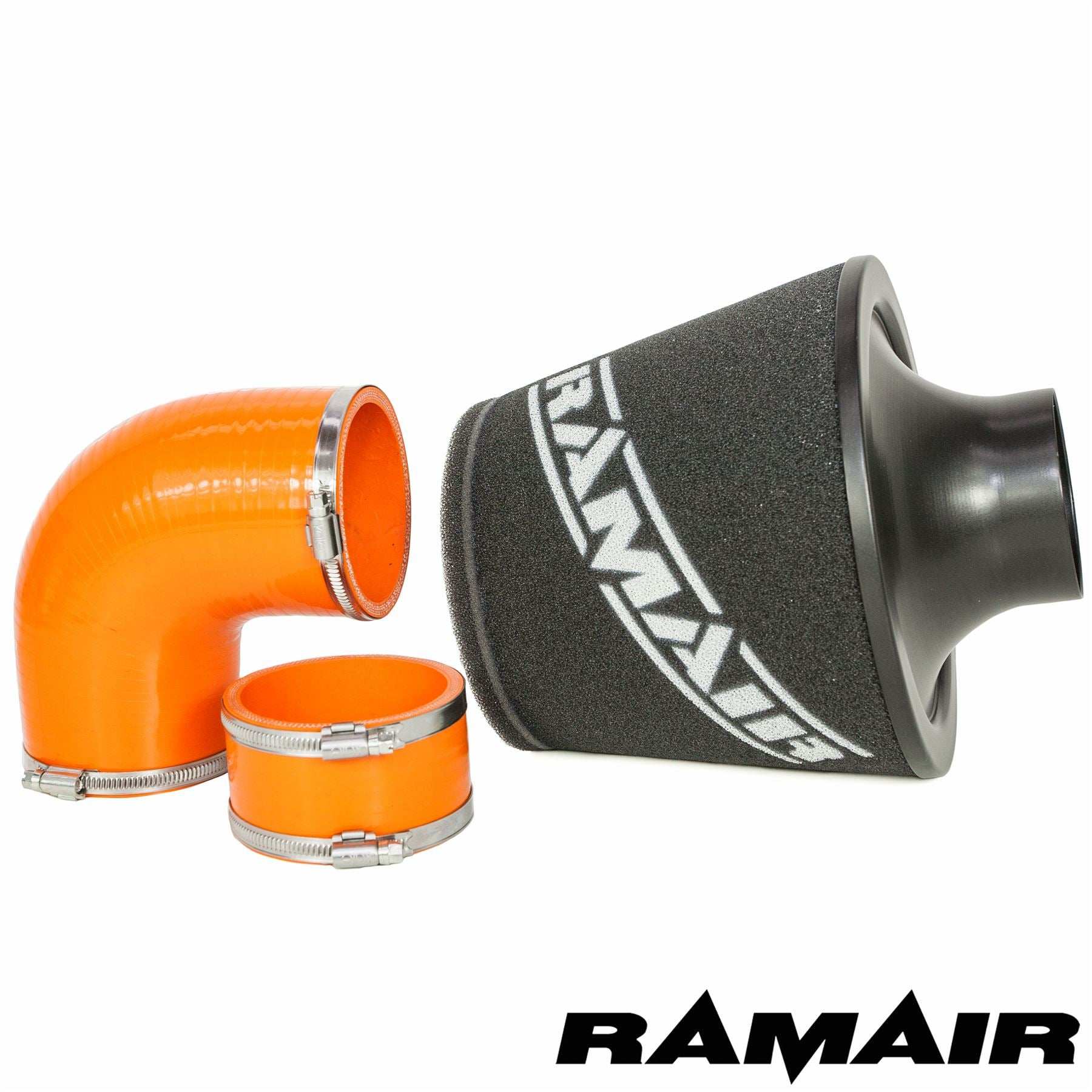 Performance Foam Induction Kit for MK2 Focus ST with ECU Holder - Orange Hoses - Performance HQ - United Kingdom