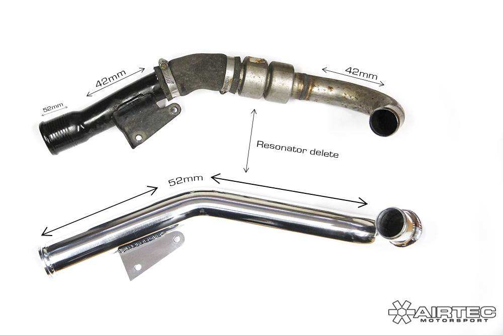 AIRTEC Motorsport Hot Side Lower Boost Pipe for Fiesta ST 180 - Performance HQ - United Kingdom