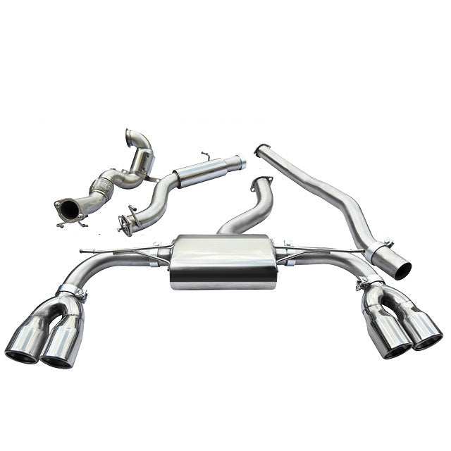 Cobra Sport Audi S3 (8V) 3 Door (Non-Valved) (13-17) Turbo Back Exhaust - Performance HQ - United Kingdom