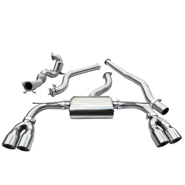 Cobra Sport Audi S3 (8V) 3 Door (Non-Valved) (13-17) Turbo Back Exhaust - Performance HQ - United Kingdom