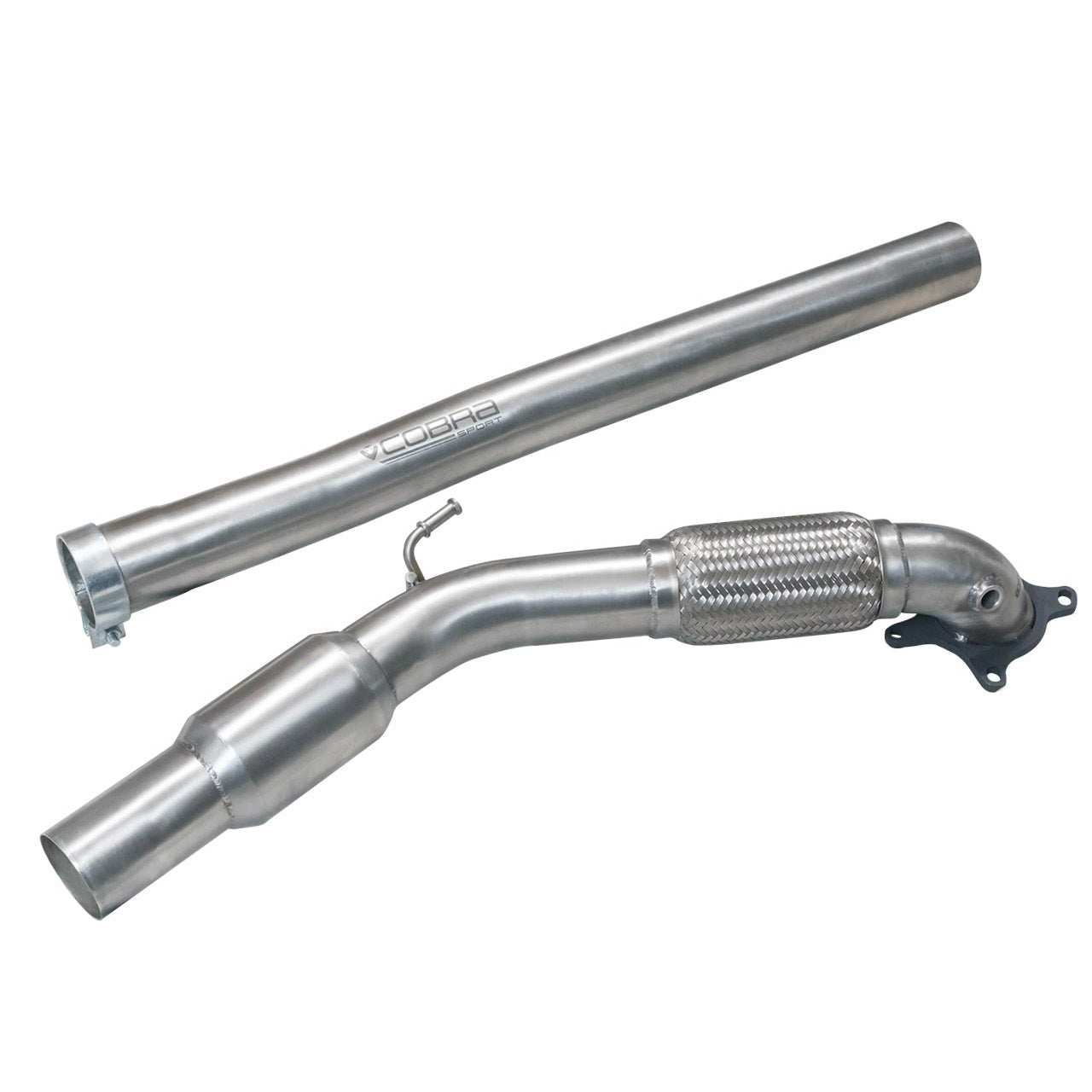 Cobra Sport Audi TT (Mk2) 1.8/2.0 TFSI (2WD) 2011-14 Front Downpipe Sports Cat/De-Cat Exhaust - Performance HQ - United Kingdom
