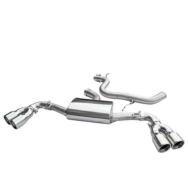 Cobra Sport Audi TT (Mk2) 1.8/2.0 TFSI (2WD) (2007-11) Cat Back Exhaust - Performance HQ - United Kingdom