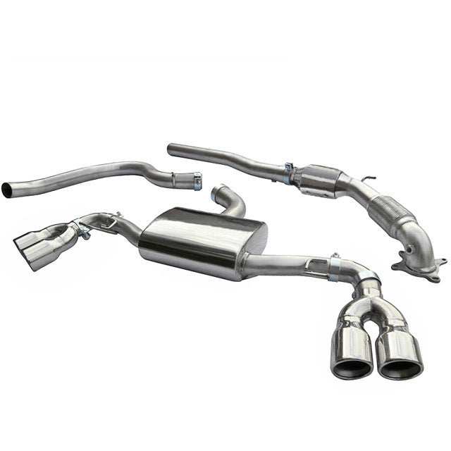 Cobra Sport Audi TT (Mk2) 1.8/2.0 TFSI (2WD) (2007-11) Turbo Back Exhaust - Performance HQ - United Kingdom