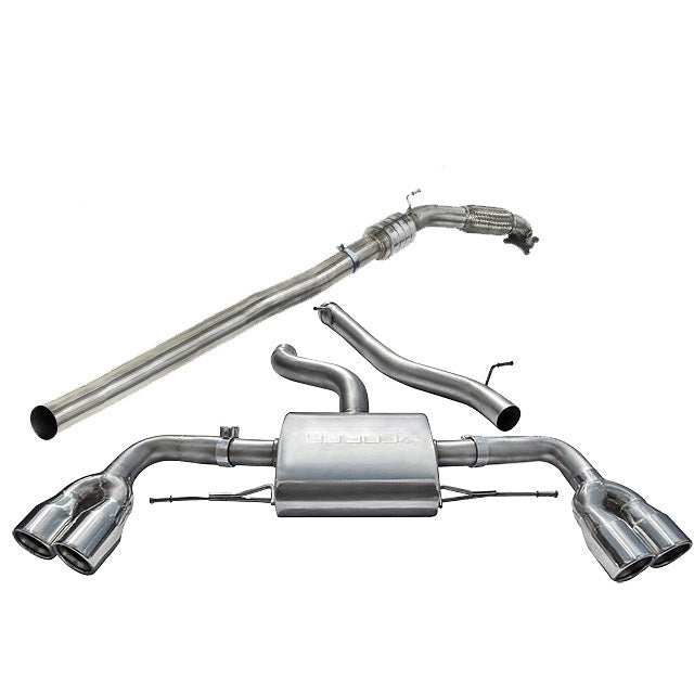 Cobra Sport Audi TTS (Mk2) Quattro Turbo Back Exhaust - Performance HQ - United Kingdom