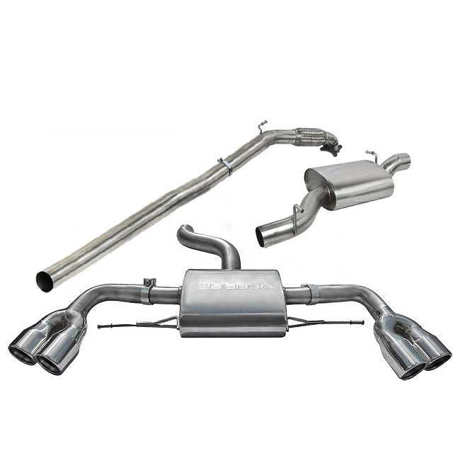 Cobra Sport Audi TTS (Mk2) Quattro Turbo Back Exhaust - Performance HQ - United Kingdom
