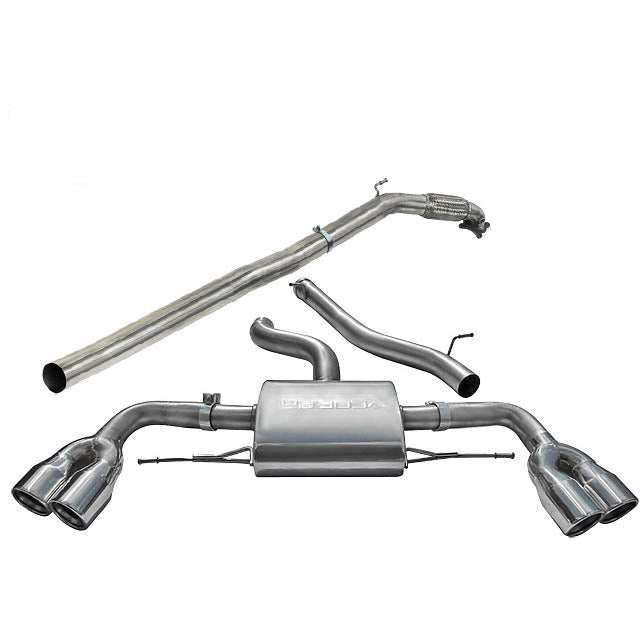 Cobra Sport Audi TTS (Mk2) Quattro Turbo Back Exhaust - Performance HQ - United Kingdom
