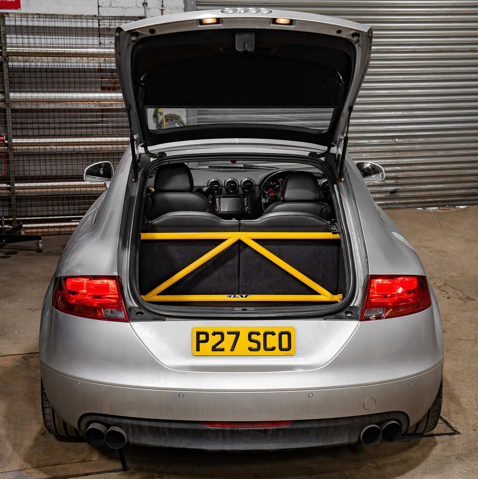 KBrace - Audi TT / TTS / TTRS Mk2 8J Rear Strut Brace - Performance HQ - United Kingdom