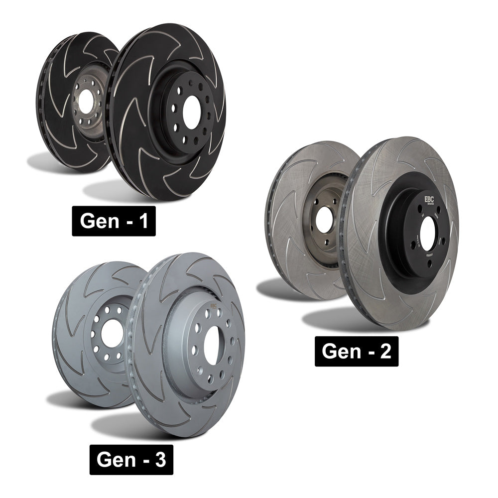 EBC Brakes Bundle – Rear 233mm BSD Discs with Bluestuff Pads – PD19KR511