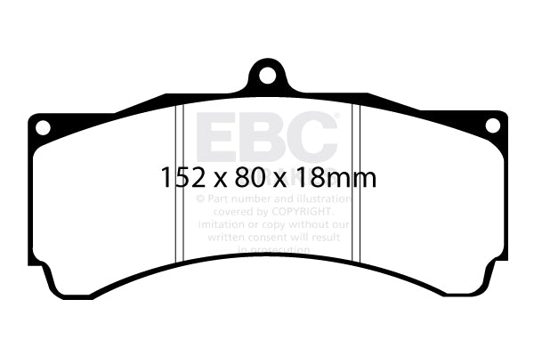 EBC Brakes Ultimax OE Replacement Brake Pad Set – DP786
