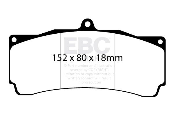 EBC Brakes Bundle – Front 365mm GD Discs with Bluestuff Pads – PD14KF823