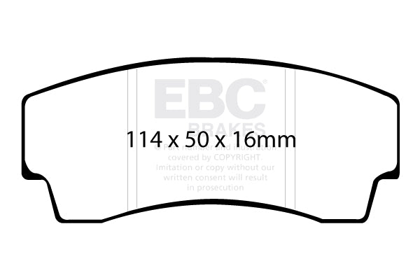 EBC Brakes Ultimax OE Replacement Brake Pad Set – DP786