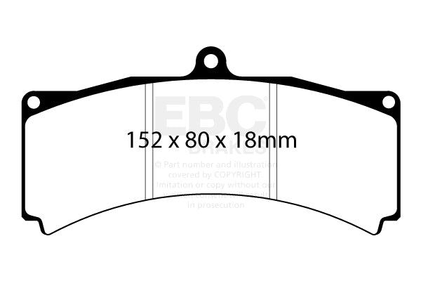 EBC Brakes Ultimax OE Replacement Brake Pad Set – DP786