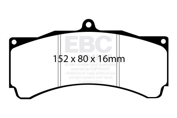 EBC Brakes Ultimax OE Replacement Brake Pad Set – DP786