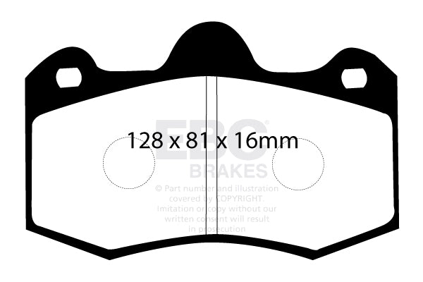 EBC Brakes Ultimax OE Replacement Brake Pad Set – DP786
