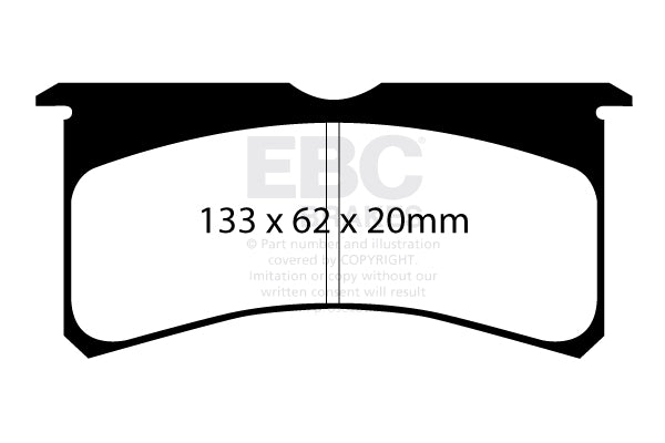 EBC Brakes Ultimax OE Replacement Brake Pad Set – DP786