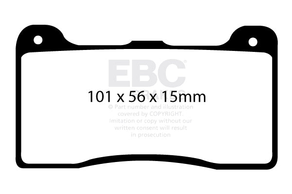 EBC Brakes Ultimax OE Replacement Brake Pad Set – DP786