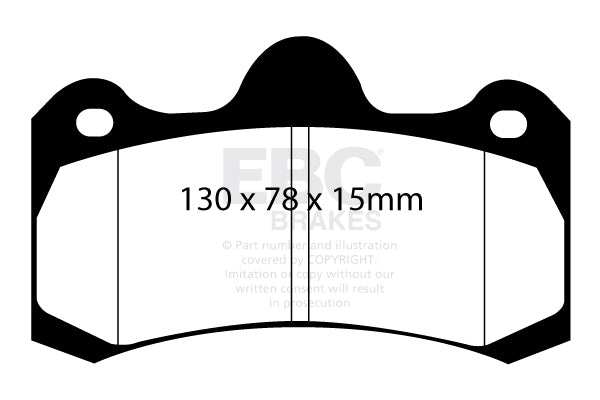 EBC Brakes Bundle Rear 350mm GD Discs with Bluestuff Pads PD14KR420 - Performance HQ - United Kingdom