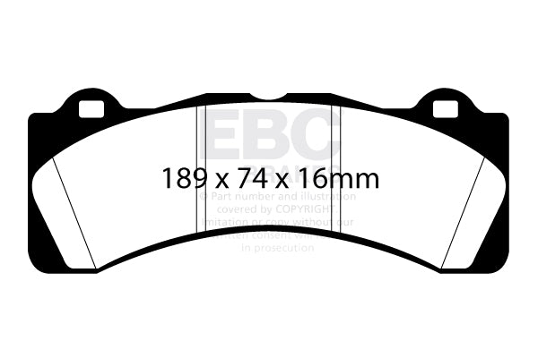 EBC Brakes Ultimax OE Replacement Brake Pad Set – DP786