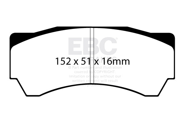 EBC Brakes Ultimax OE Replacement Brake Pad Set – DP786