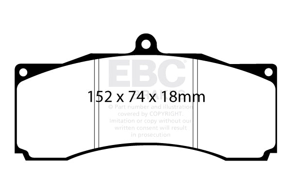 EBC Brakes 380x34mm Front Racing 2-Piece Floating Brake Discs (Pair) – SG2FC7694