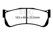 EBC Brakes Racing RP-X Track and Race Brake Pads – DP8079RPX