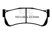 EBC Brakes Racing RP-X Track and Race Brake Pads DP8079RPX - Performance HQ - United Kingdom