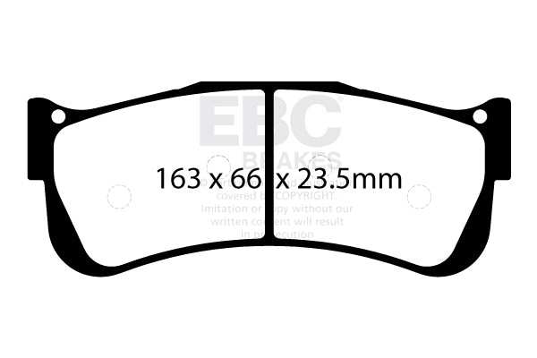 EBC Brakes Racing RP-X Track and Race Brake Pads DP8079RPX - Performance HQ - United Kingdom