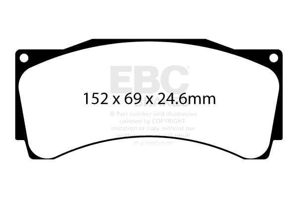 EBC Brakes Ultimax OE Replacement Brake Pad Set – DP786
