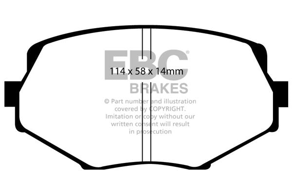 EBC Brakes Racing RP-X Track and Race Brake Pads – DP81002RPX