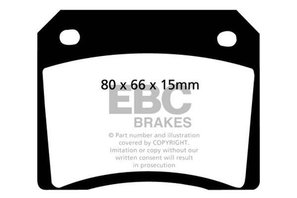 EBC Brakes Bundle – Rear 264mm GD Discs with Bluestuff Pads – PD14KR003
