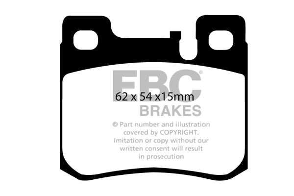 EBC Brakes Greenstuff 2000 Series Sport Brake Pad Set DP21026 - Performance HQ - United Kingdom