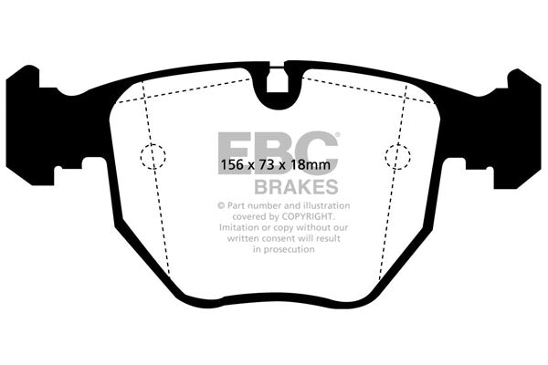 EBC Brakes Yellowstuff 4000 Series Street – DP41036R