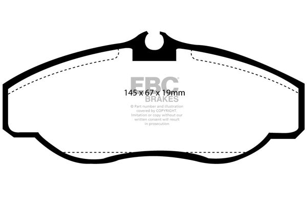 EBC Brakes Yellowstuff 4000 Series Street – DP41036R