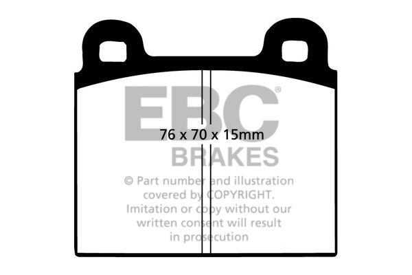 EBC Brakes Ultimax OE Replacement Brake Pad Set – DP786