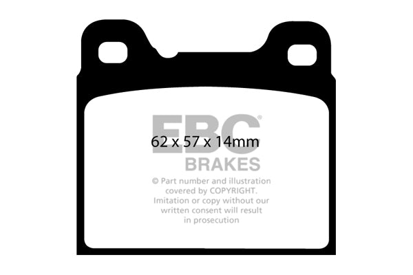 EBC Brakes Yellowstuff 4000 Series Street – DP41043R
