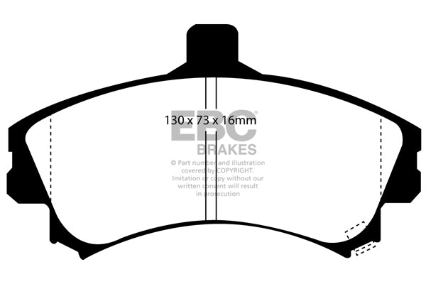 EBC Brakes Yellowstuff 4000 Series Street – DP41045R