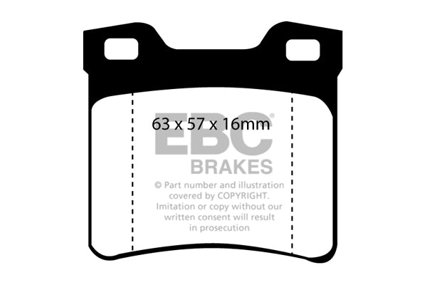 EBC Brakes Yellowstuff 4000 Series Street – DP41048R