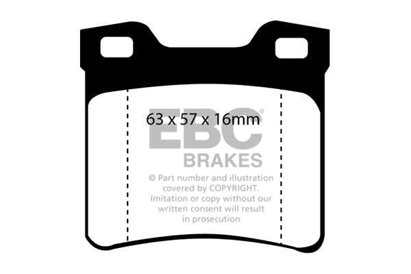 EBC Brakes Ultimax OE Replacement Brake Pad Set DP1048 - Performance HQ - United Kingdom