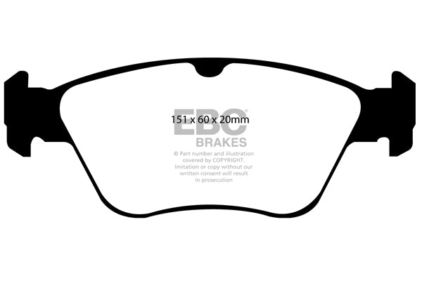 EBC Brakes Yellowstuff 4000 Series Street – DP41055R