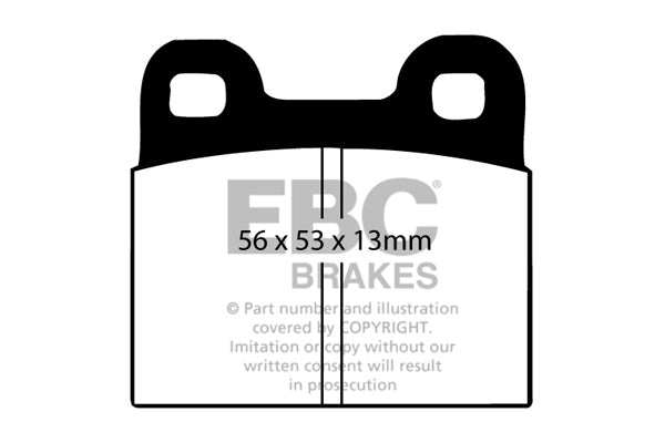 EBC Brakes Ultimax OE Replacement Brake Pad Set DP105/4 - Performance HQ - United Kingdom