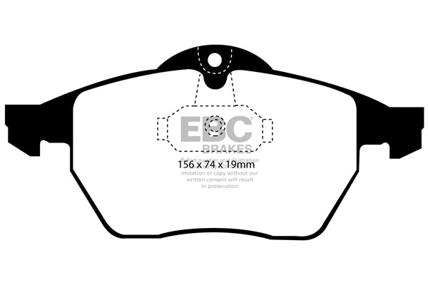 EBC Brakes Bundle – Front 308mm BSD Discs with Yellowstuff Pads – PD18KF077
