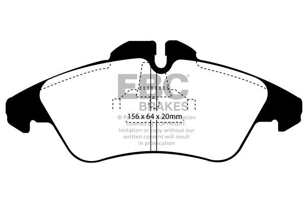 EBC Brakes Yellowstuff 4000 Series Street – DP41071/2R