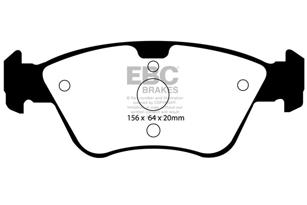 EBC Brakes Yellowstuff 4000 Series Street – DP41075R
