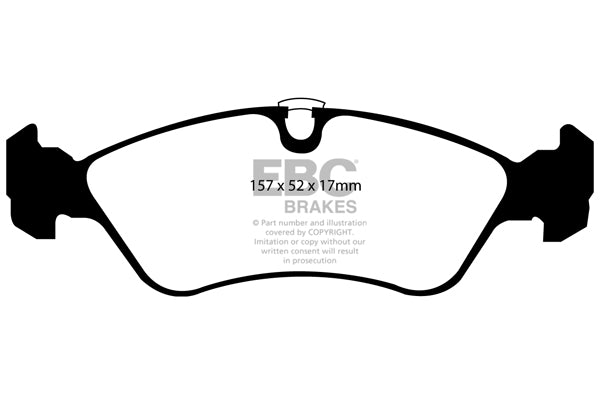 EBC Brakes Ultimax OE Replacement Brake Pad Set – DP1087