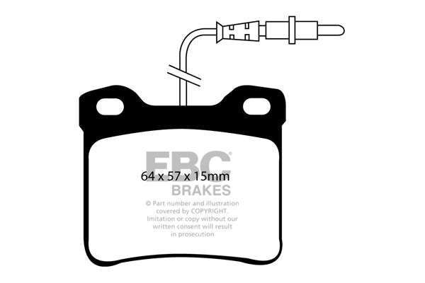EBC Brakes Ultimax OE Replacement Brake Pad Set – DP1090