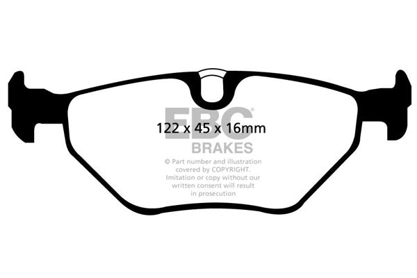 EBC Brakes Yellowstuff 4000 Series Street – DP41091R