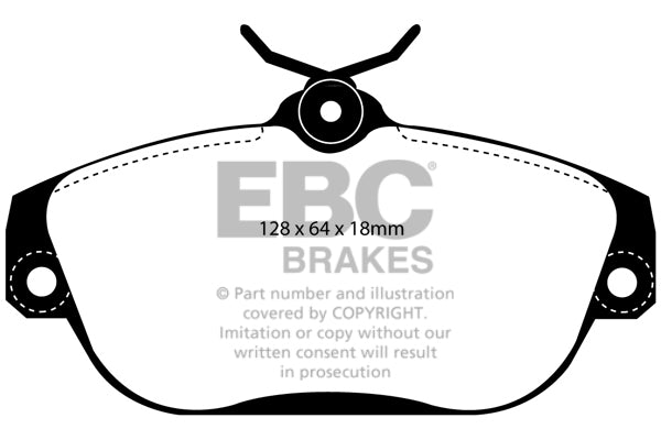 EBC Brakes Yellowstuff 4000 Series Street – DP41094R